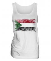 Sudan Distressed Flag Ladies Vest