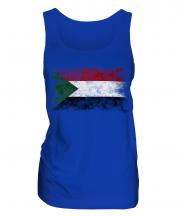 Sudan Distressed Flag Ladies Vest