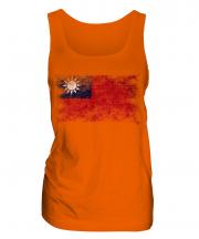 Taiwan Distressed Flag Ladies Vest