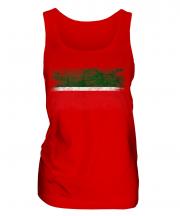 Tatarstan Distressed Flag Ladies Vest