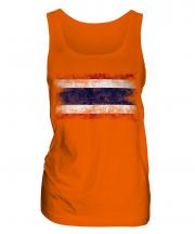 Thailand Distressed Flag Ladies Vest