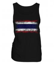 Thailand Distressed Flag Ladies Vest