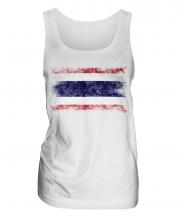 Thailand Distressed Flag Ladies Vest