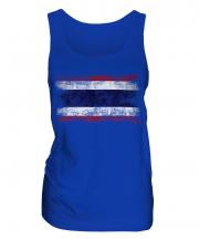 Thailand Distressed Flag Ladies Vest
