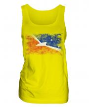 Tierra Del Fuego Province Distressed Flag Ladies Vest