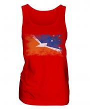 Tierra Del Fuego Province Distressed Flag Ladies Vest