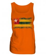 Togo Distressed Flag Ladies Vest