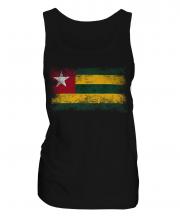 Togo Distressed Flag Ladies Vest