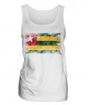 Togo Distressed Flag Ladies Vest