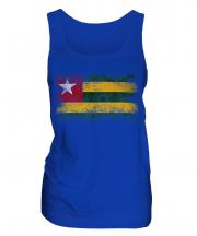 Togo Distressed Flag Ladies Vest