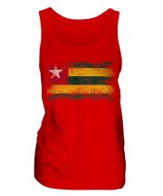 Togo Distressed Flag Ladies Vest