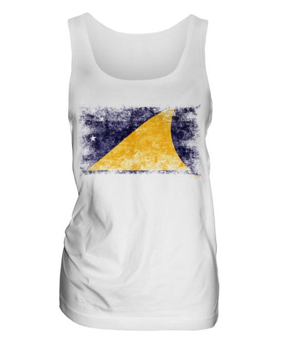 Tokelau Distressed Flag Ladies Vest