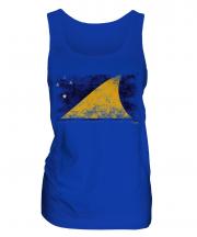 Tokelau Distressed Flag Ladies Vest