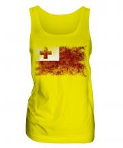 Tonga Distressed Flag Ladies Vest