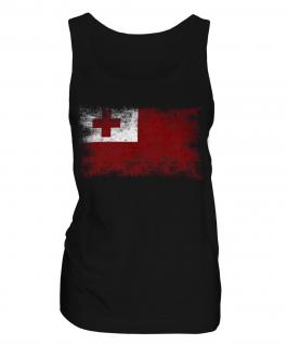 Tonga Distressed Flag Ladies Vest