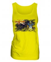Tristan Da Cunha Distressed Flag Ladies Vest