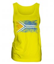 Tuva Distressed Flag Ladies Vest