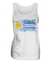 Tuva Distressed Flag Ladies Vest