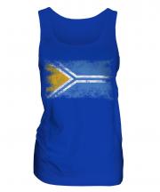 Tuva Distressed Flag Ladies Vest