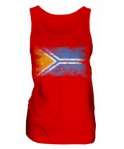 Tuva Distressed Flag Ladies Vest