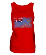 Tuvalu Distressed Flag Ladies Vest
