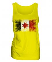 Udmurtia Distressed Flag Ladies Vest