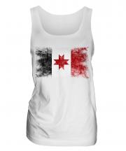 Udmurtia Distressed Flag Ladies Vest