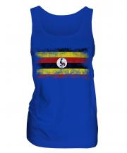 Uganda Distressed Flag Ladies Vest