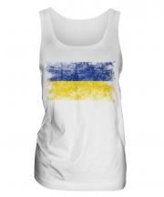 Ukraine Distressed Flag Ladies Vest