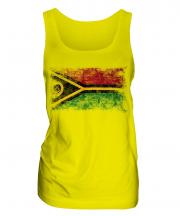 Vanuatu Distressed Flag Ladies Vest