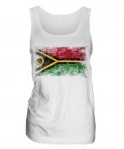 Vanuatu Distressed Flag Ladies Vest