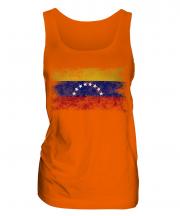 Venezuela Distressed Flag Ladies Vest