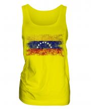 Venezuela Distressed Flag Ladies Vest