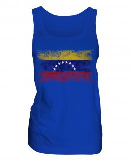 Venezuela Distressed Flag Ladies Vest