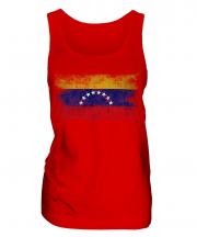 Venezuela Distressed Flag Ladies Vest