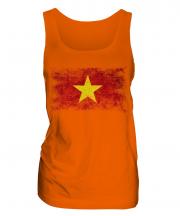 Vietnam Distressed Flag Ladies Vest