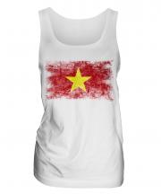 Vietnam Distressed Flag Ladies Vest