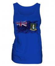 Uk Virgin Islands Distressed Flag Ladies Vest