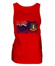 Uk Virgin Islands Distressed Flag Ladies Vest