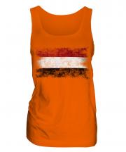 Yemen Distressed Flag Ladies Vest