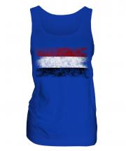 Yemen Distressed Flag Ladies Vest