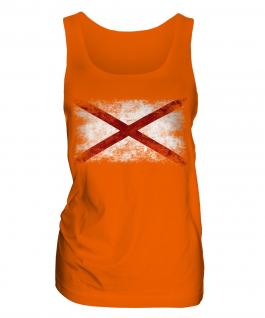 Alabama State Distressed Flag Ladies Vest