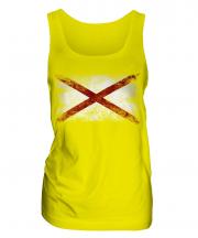 Alaska State Distressed Flag Ladies Vest