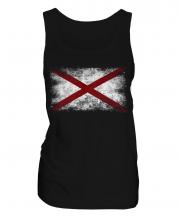 Alaska State Distressed Flag Ladies Vest