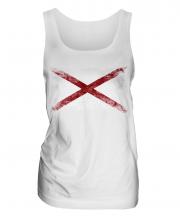 Alaska State Distressed Flag Ladies Vest