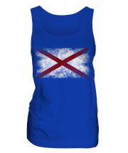 Alaska State Distressed Flag Ladies Vest
