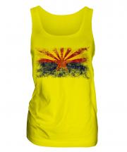 Arizona State Distressed Flag Ladies Vest