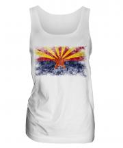 Arizona State Distressed Flag Ladies Vest