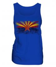 Arizona State Distressed Flag Ladies Vest