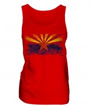 Arizona State Distressed Flag Ladies Vest